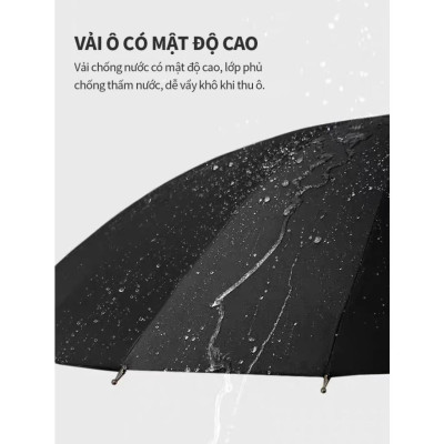 Dù Che Nắng Mưa Bấm Tự Động 12 Nan Kép Chống Thấm Nước Chống Tia UV Nhỏ Gọn Tiện Lợi