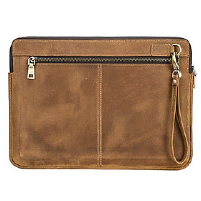 Bao Da Ngựa, Cặp Da, Túi đựng Laptop dành cho Macbook Pro 14 inch / Pro 13 inch / Air / XPS / Laptop 14 inch - Hàng Chính Hãng