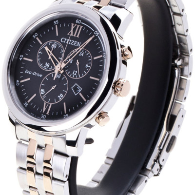 Đồng Hồ Nam Citizen Dây Thép Không Gỉ AT2304-50E - Mặt Đen (Sapphire)