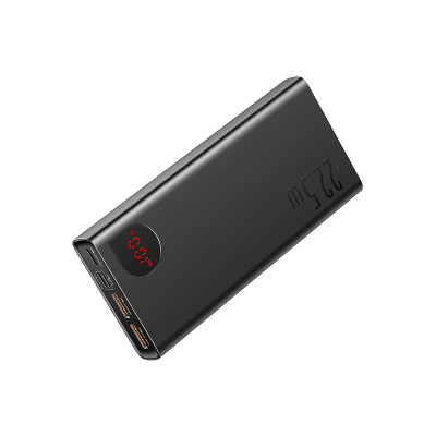 Pin Dự Phòng Baseus Adaman 10.000mah sạc nhanh 22.5W vỏ kim loại siêu mỏng màn hình digital hiển thị pin - Hàng Chính Hãng