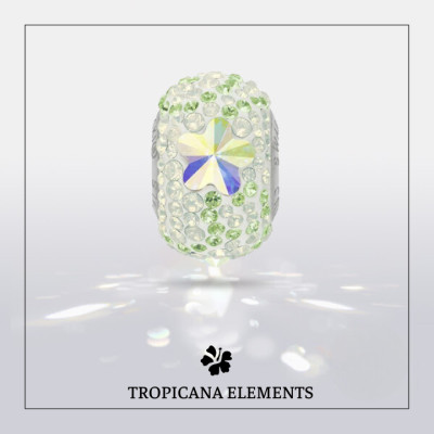 Lắc Tay Tropicana Phối Charm Swarovski Ngôi Sao Ngọc Thạch