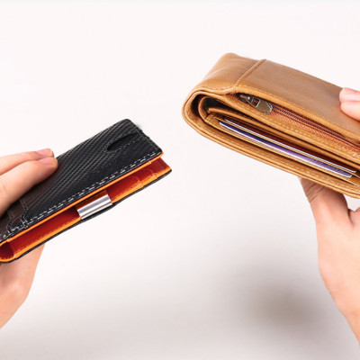 Ví nam 100% da thật thông minh siêu mỏng thời trang cao cấp phong cách cá tính