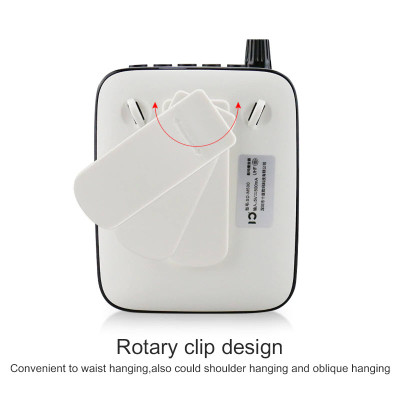 Máy Trợ Giảng Shidu M500 Kèm Micro Không Dây UHF Chống Hú Công Suất Loa 10W Tích Hợp Cổng AUX, USB Dung Lượng Pin Lớn 1800mAh - Hàng Chính Hãng