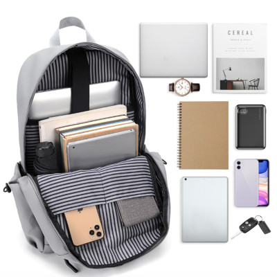 Balo công sở nam nữ đi làm đi học đi du lịch balo laptop chống sốc chống nước đẹp nhỏ gọn thời trang tích hợp cổng USB sạc ngoài - Hàng chính hãng