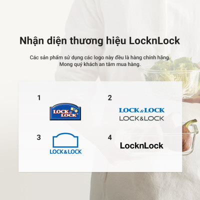 Bộ 3 hộp thủy tinh đựng thức ăn dặm cho bé Lock&Lock 230ml x 3 hộp LLG508S3 - Hàng chính hãng, có vạch chia - JoyMall