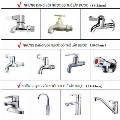 Bộ dây và vòi xịt rửa xe tưới cây tăng áp thông minh 810-2621-1 (dây vàng dẹt-cút nối đồng)
