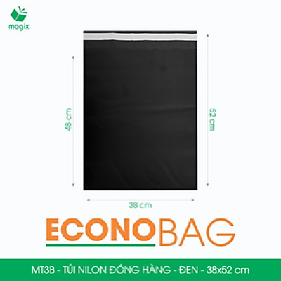 MT3 - 38x52 cm - Túi nilon TIẾT KIỆM gói hàng - 300 túi niêm phong đóng hàng
