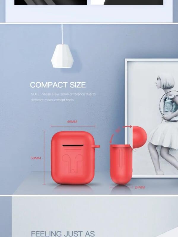 Ugreen UG50892LP170TK Màu Đỏ Hộp bảo vệ Silicone cho Airpods - HÀNG CHÍNH HÃNG