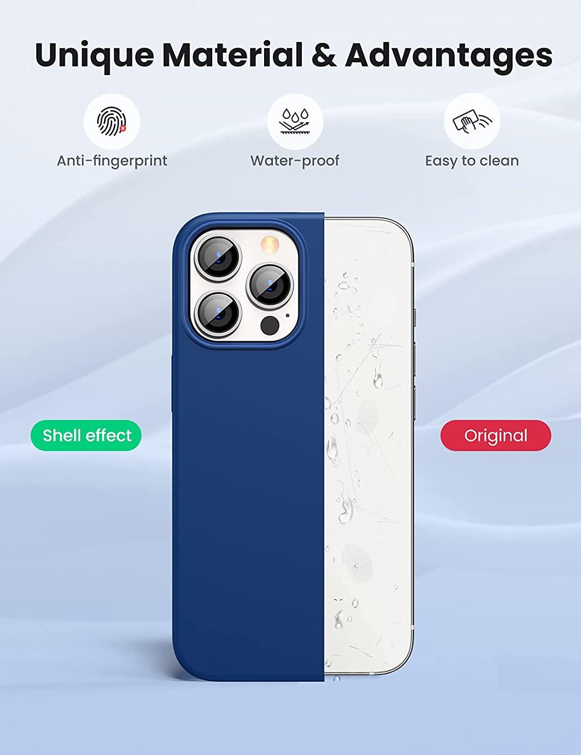 Ugreen UG80676LP545TK Navy Blue Silicone Ốp Lưng Iphone 13 Pro 6.1inch - HÀNG CHÍNH HÃNG