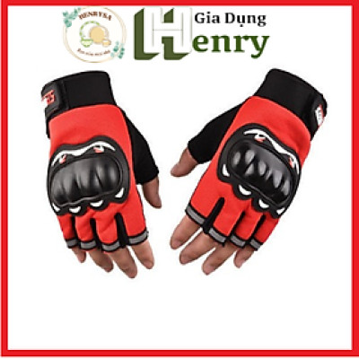 Găng tay đi phượt - hở ngón - Hàng cao cấp