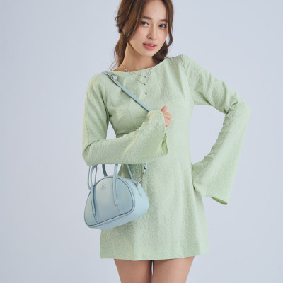 Túi Yuumy ( Thời trang nữ dáng hến dễ thương size 21 - Túi đeo chéo da Seasand YN233 )