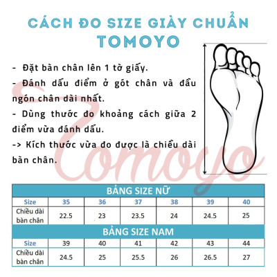 GIÀY LƯỜI ĐẾ MAY TOMOYO TMN20908