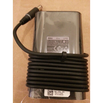 Adapter Sạc laptop Dell Oval 65w, 90w Slim 7.4mm x 5.0mm đầu kim to - Có đèn ở đầu sạc - Hàng chính hãng