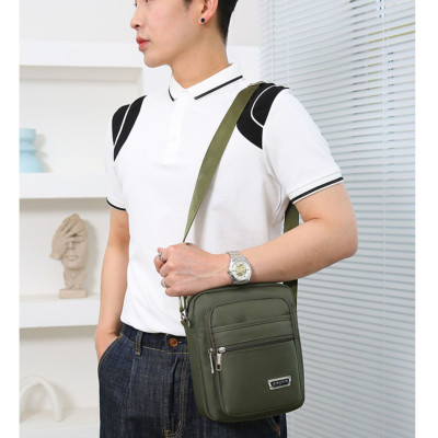 Túi Đeo Vai, Túi Đeo Chéo Vải Nylon Cao Cấp Chống Thấm, Túi Đeo Hông Cao Cấp Nhiều Ngăn Tiện Lợi Thời Trang Nam Phong Cách Hàn Quốc 