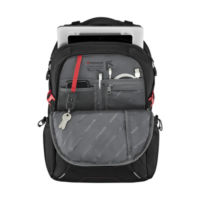Balo laptop 15.6" Swimmer Pro  WENGER - THỤY SĨ :Ngăn chứa bảo vệ laptop 15.6" Nội thất tổ chức phong phú, tinh tế, tiện dụng