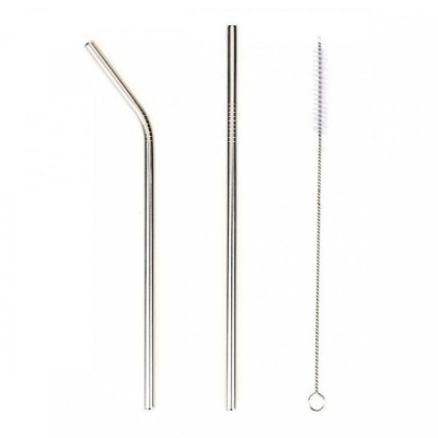 Ống hút inox loại ống hút thẳng, cọ rửa ống hút, Hàng chính hãng, thép không gỉ - JoyMall