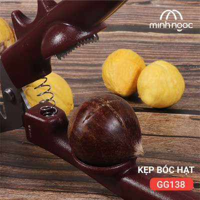 [HÀNG CHÍNH HÃNG] Kẹp bóc vỏ hạt dẻ và các loại hạt GGOMI Hàn Quốc GG138 sắc bén và độ bền cao