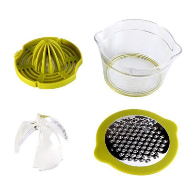 Dụng Cụ Vắt Cam Đa năng 4in1 (Vắt Cam, Nạo Rau Củ, Tách Lòng Trắng Trứng, Ca Đong Định Mức)