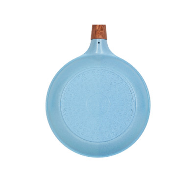 Chảo đúc đáy từ men đá xanh sapphire Green Cook GCP09-26IH dùng cho mọi loại bếp - Gian hàng chính hãng Greencook