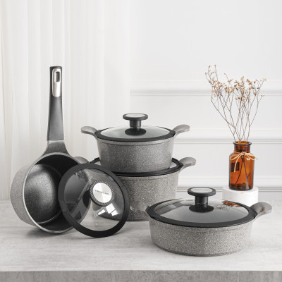 Bộ Nồi Nhôm Pote  Chống Dính 18-20-24cm , Sản phẩm nhập khẩu và Phân phối chính hãng cobi home.