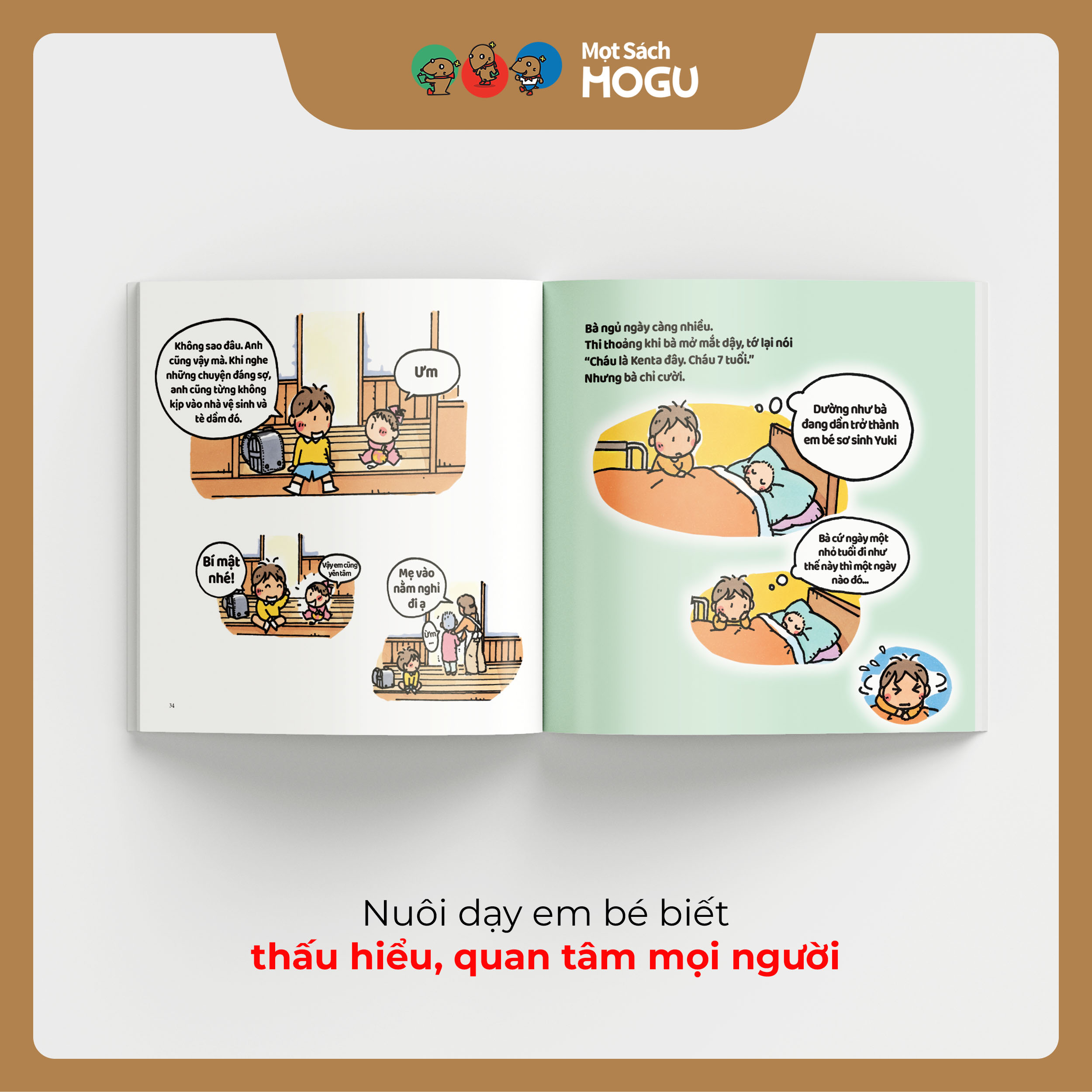 Truyện Ehon bé 3-4-5 tuổi - Bé Yuki là bà của tớ