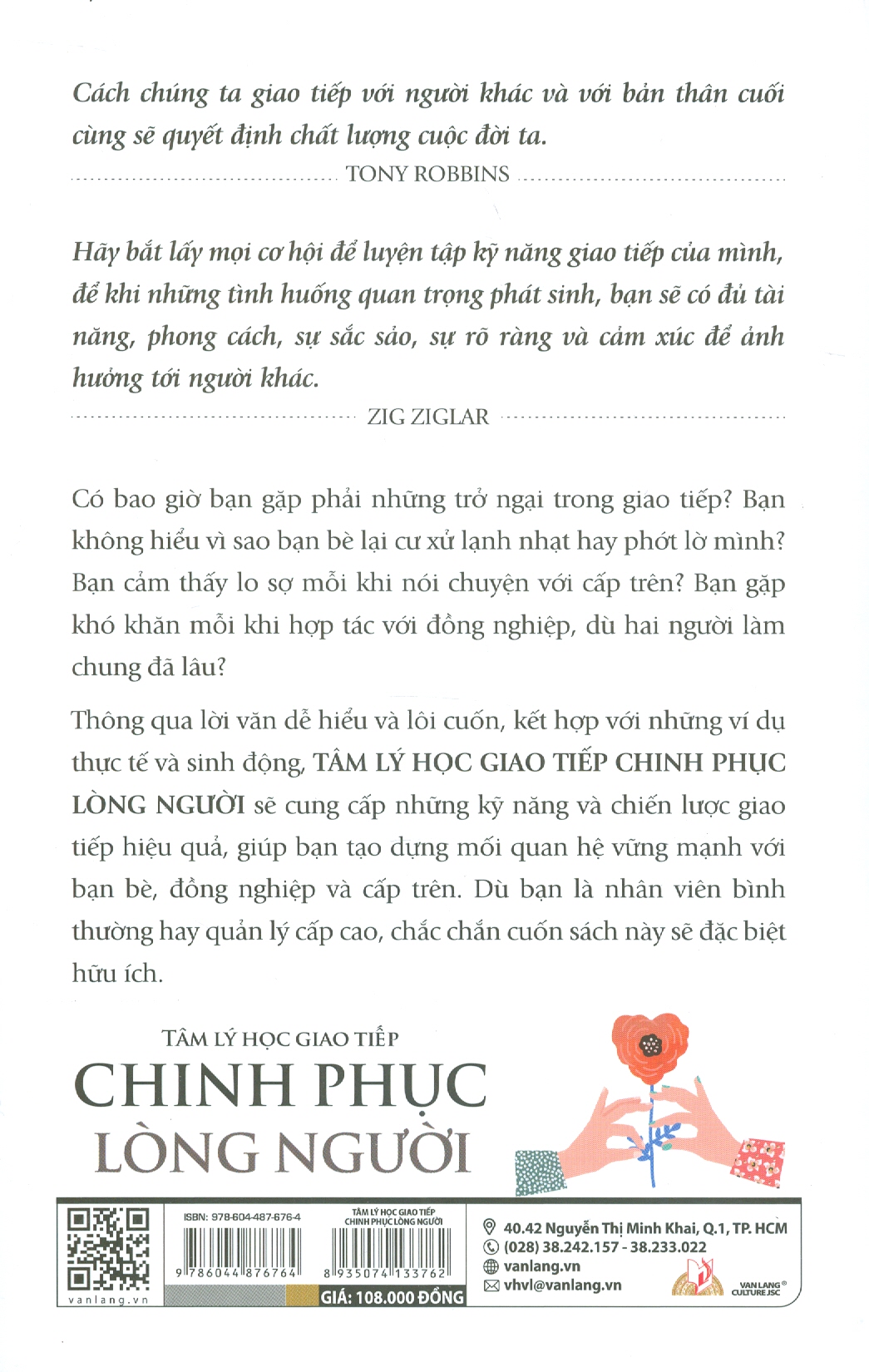 Tâm Lý Học Giao Tiếp - Chinh Phục Lòng Người: Bí Quyết Tạo Dựng Mối Quan Hệ Vững Mạnh Và Hiệu Quả - Harvey Mackay; Thuần Nghi Oanh dịch
