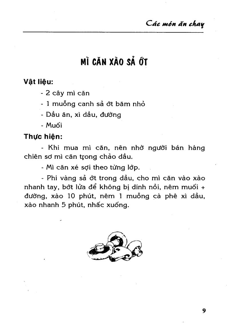 Các Món Ăn Chay
