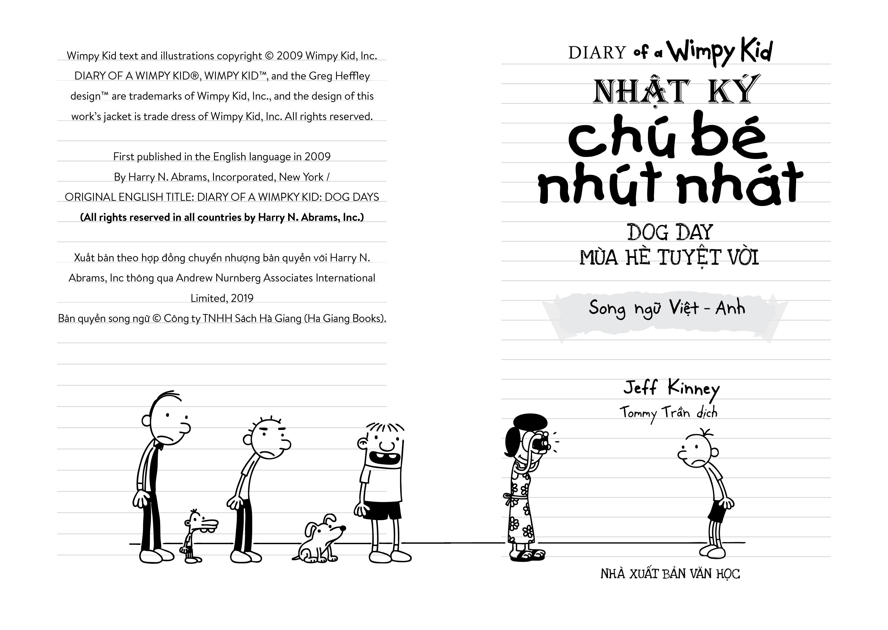 Nhật Ký Chú Bé Nhút Nhát song ngữ Việt-Anh Tập 4 Mùa Hè Tuyệt Vời