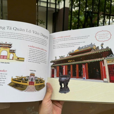 (Bìa cứng, in màu) THEO BƯỚC THỜI GIAN - Các Công Trình Tiêu Biểu Của Sài Gòn - Thành Phố Hồ Chí Minh - Võ Thị Mai Chi, Hồ Quốc Cường - NXB Kim Đồng