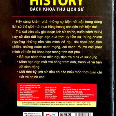 Bách Khoa Thư Lịch Sử - Từ Tiền Sử Đến Thời Đại - Bìa Cứng (Tái Bản)