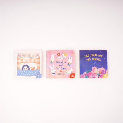 Bộ Sách "Đi Ngủ Nào, Bé Cưng Ơi" (Ngủ Ngon Nhé, Phố Phường + Ngủ Ngon Nhé Cả Nhà + Ngủ Ngon Nhé Thỏ Cưng)