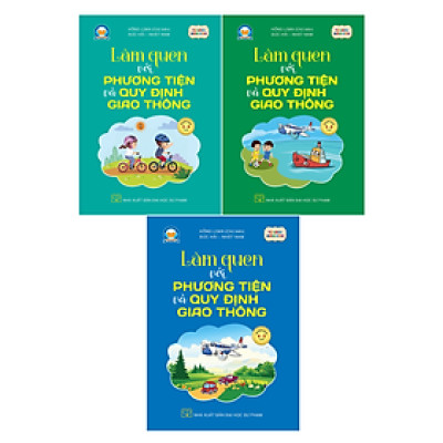 Sách - Combo 3 cuốn Làm quen với Phương tiện và Quy định Giao thông