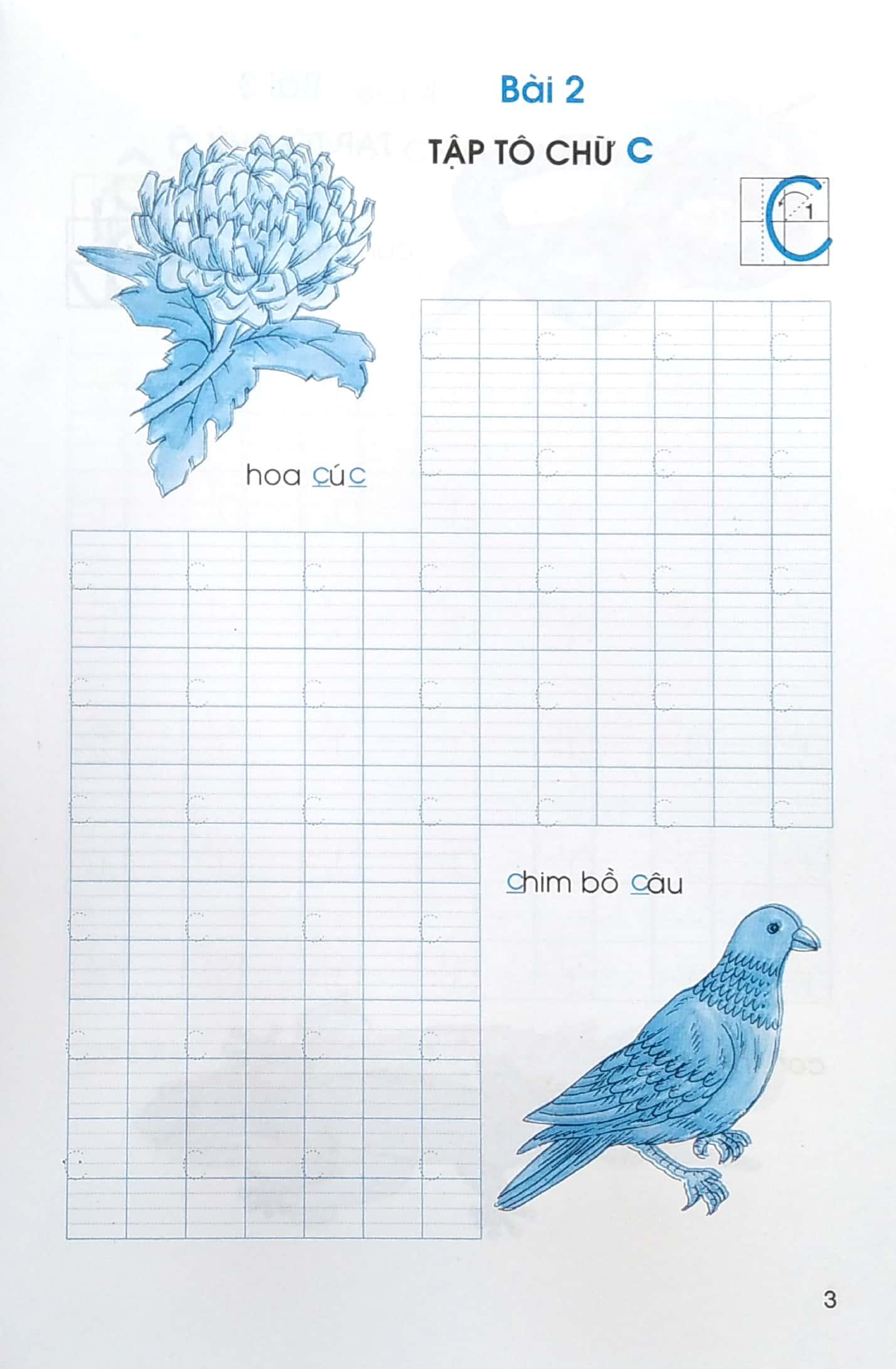 Tập Tô Chữ Mẫu Giáo 5 - 6 Tuổi