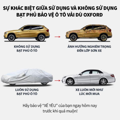 Bạt trùm xe ô tô Ford Everest vải dù oxford cao cấp , áo bạt phủ trùm che kín che nắng, che mưa