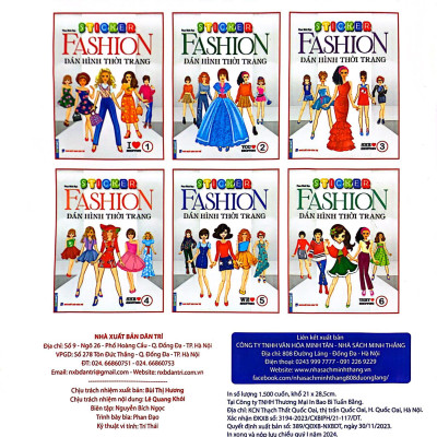 Sticker Fashion - Dán Hình Thời Trang - Tập 2