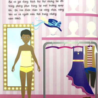 Dán Hình Sáng Tạo Trang Phục Búp Bê - Ngôi Sao Điện Ảnh
