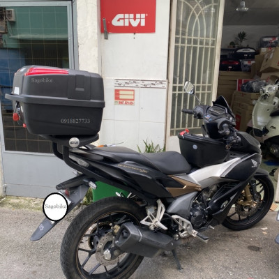 Thùng xe Winner X 2022, thùng Givi B33NM, baga HRV WinnerX V3