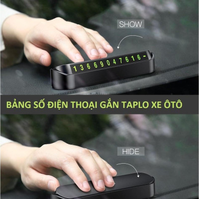 Bảng Báo Số Đ.Thoại Gắn Taplo Xe Ôtô, Bảng Điện Thoại Tiện Dụng và Văn Minh, Báo Mọi Người Biết Số Gọi. Taky Home 9200
