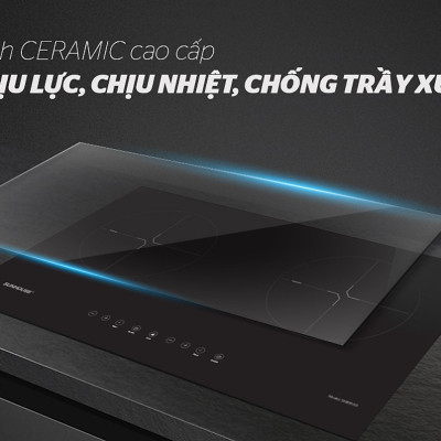 Bếp Đôi Điện Từ Cảm Ứng Sunhouse SHB8100 - Hàng Chính Hãng