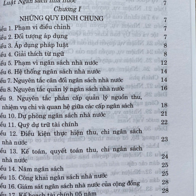 Luật Ngân Sách Nhà Nước Năm 2025