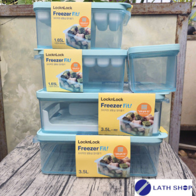 Hộp Nhựa LocknLock Freezer Fit Hàn Quốc Bảo Quản Thực Phẩm, Trữ Đông, Tiết Kiệm Diện Tích- Hàng Chính Hãng
