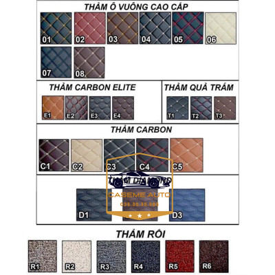 [FORD EVEREST] Thảm Trải Sàn, Lót Sàn Ô Tô 5D 6D Thiết Kế Theo Xe FORD EVEREST 2024 Chống Nước, Không Mùi - MẪU Ô VUÔNG - Hàng Chính Hãng