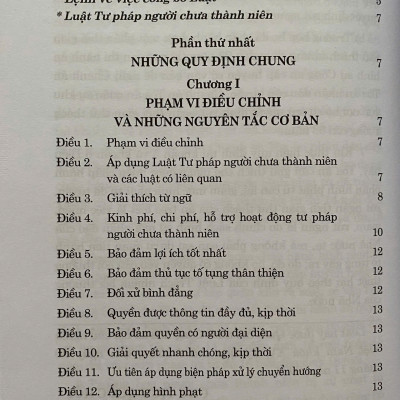Luật Tư Pháp Người Chưa Thành Niên Năm 2024