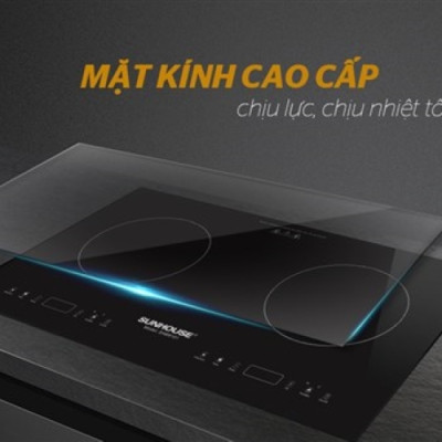 BẾP ĐÔI ĐIỆN TỪ SUNHOUSE SHB9101 - hàng chính hãng