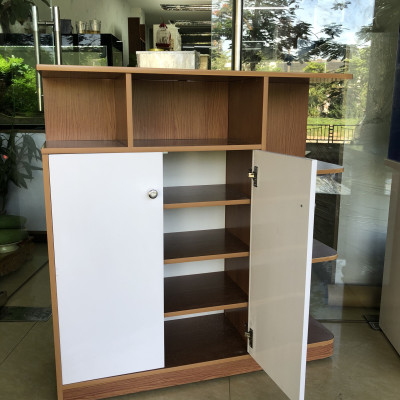 Tủ nhựa đa năng Juno Sofa (trắng phối nâu)