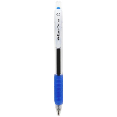 Bút Gel Bấm Fast Gel 0.5 mm - Faber-Castell 641651 - Mực Xanh