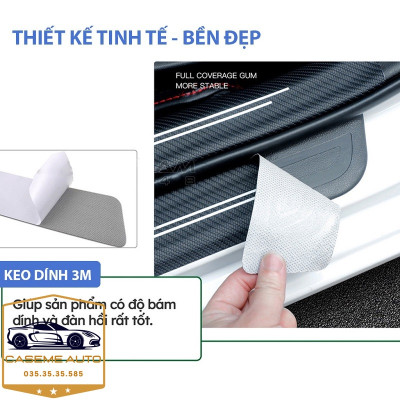 [CHEVROLET] Bộ 9 Miếng Dán Vân Carbon Chống Trầy Xước Bậc Cửa Ô Tô Dành Cho Hãng Xe  CHEVROLET - Hàng Chính Hãng