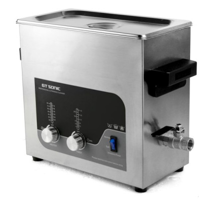 Bể rửa siêu âm GTsonic-T6, 6 lít làm sạch đa năng cho phụ kiện oto, xe máy, dụng cụ gia đình – Hàng chính hãng