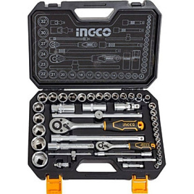 BỘ 44 ĐẦU TUÝP (1/4INCH+1/2INCH) INGCO HKTS42441 - HÀNG CHÍNH HÃNG