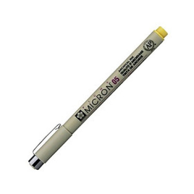 Bút Đi Nét Sakura Pigma Micron 05 XSDK05#3 - Màu Vàng